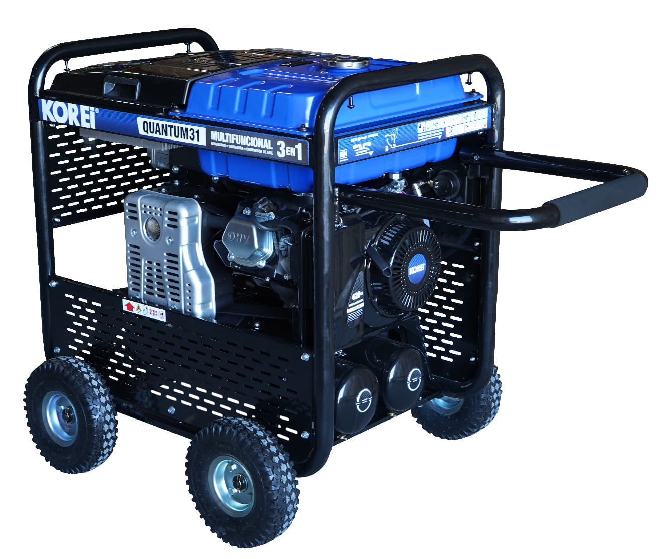 Generador 5000 watts Soldadora 180A Compresor de aire 20 litros 3 en 1 Korei – Quantum31