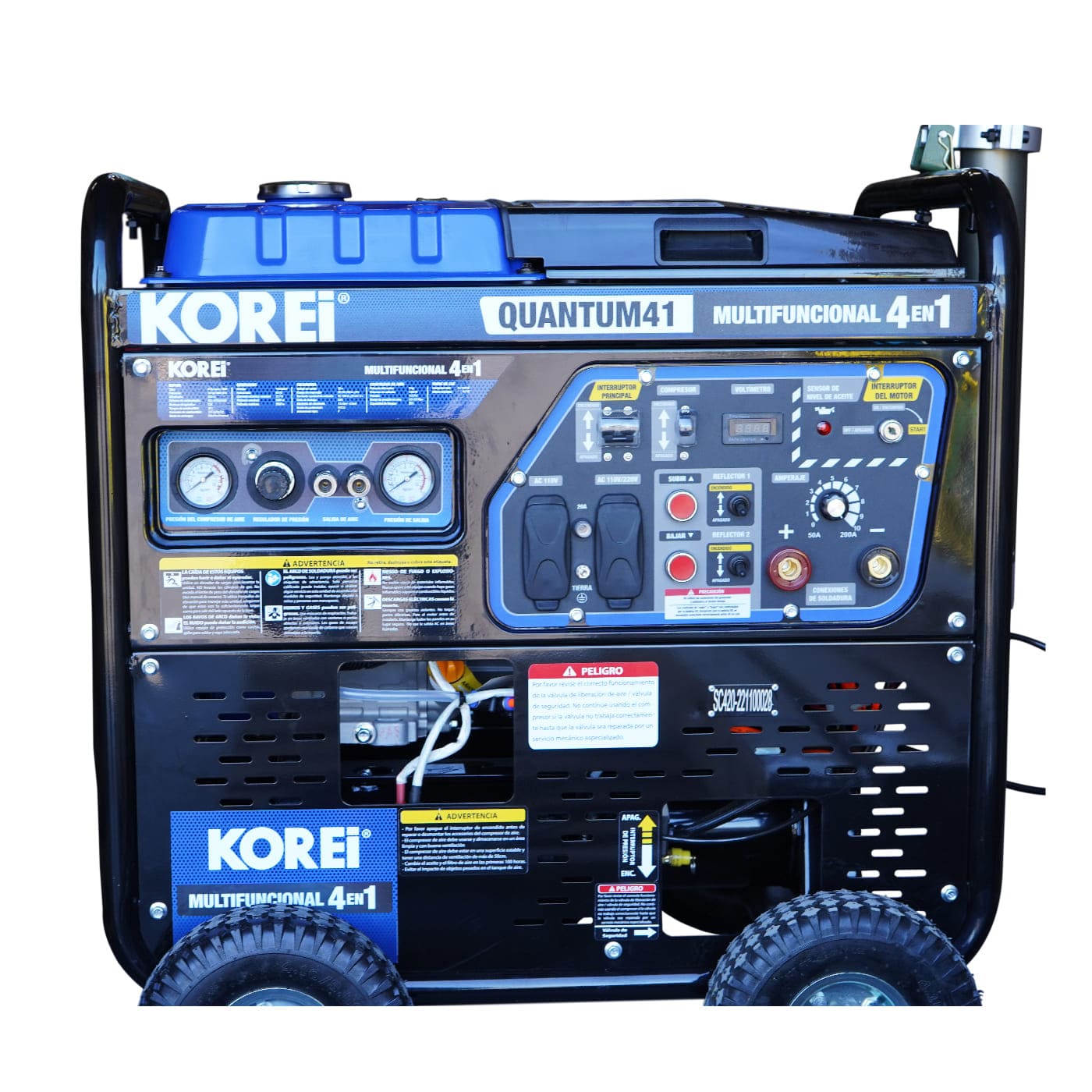 Generador Soldadora Compresor Torre De Luz Korei 5.5 Kw 220v/110v – Quantum41