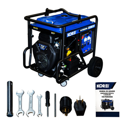 Generador a Gasolina Hyundai 19000 Watts Portatil Trifasico 110V - 220V Motor 33 Hp THOR20000