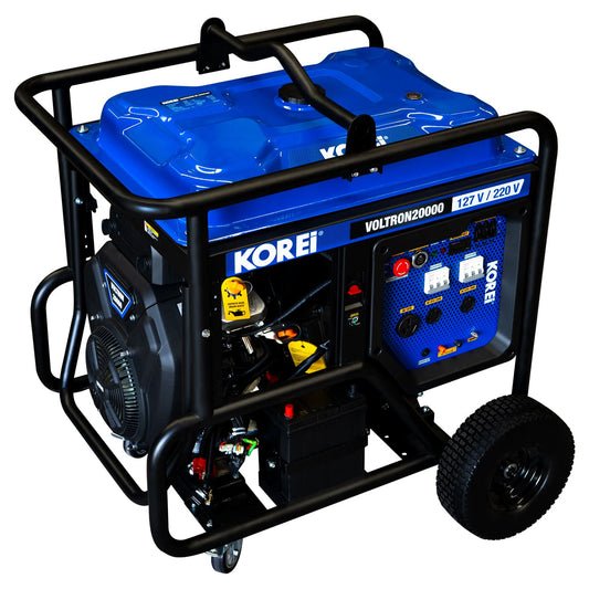 Generador a Gasolina Hyundai 19000 Watts Portatil Trifasico 110V - 220V Motor 33 Hp THOR20000