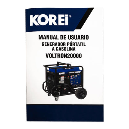 Generador a Gasolina Hyundai 19000 Watts Portatil Trifasico 110V - 220V Motor 33 Hp THOR20000