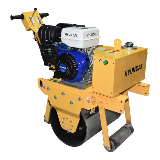 Rodillo Vibratorio Profesional Sencillo Con Motor Hyundai 13 Hp  – Hyrv600
