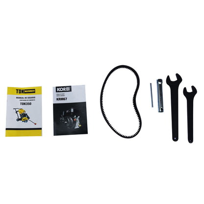 Cortadora De Concreto Tdk Machinery Con motor Korei 6.7 Hp Para Disco 14 Pulgadas – Tdk350-kr67