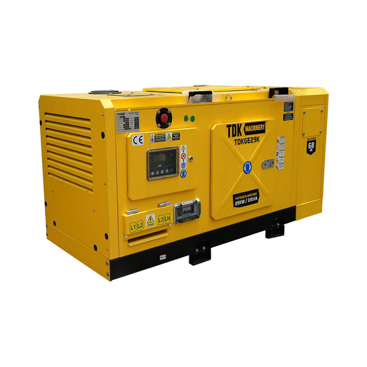 Generador Estacionario Planta de Luz Planta de Emergencia Mini 23 Kw / 29 Kva Trifasico 220v Cabina – Tdkge29k