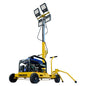 Torre De Luz TDK 4 Lamparas LED De 100 Watts Con Generador A Gasolina HYE6000 - TDKTL6000